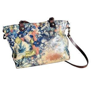 Patricia Nash Blue Clay Zancona shoulder tote